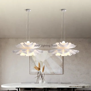Minimalist Paper Chandelier – Soft White Bedroom Lighting | Lumavera Lighting