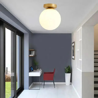 Golden Ceiling Light - Elegant Lotus Leaf Design Warm LED Lighting Fixture