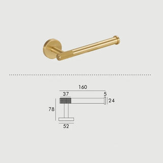 modern brass minimalist bathroom accessories copper metal fixtures hardware angle view