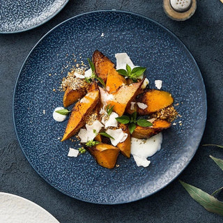 ceramic dinner plates earthworks handcrafted textured porcelain dinnerware detail