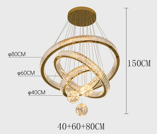Modern Crystal Chandelier – Dimmable LED Lighting | Elegant Living & Dining Room Fixture