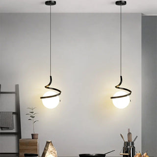 Orbia Pendant Lamp – Modern Pendant Light With Glass Iron Lamp Design