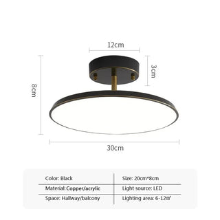 Surface LED Ceiling Light – Modern Adjustable Aluminum Acrylic Lamp for Living Room