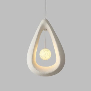Wabi-Sabi Pendant Light – Handcrafted Organic Pendant Lamp with Soft LED Lighting