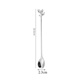leaf spoon set durable stainless steel cutlery eco friendly utensils set view