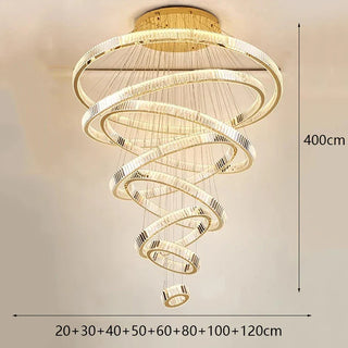 Modern Crystal Pendant Light – Luxury Dining Room Lighting With Remote Control