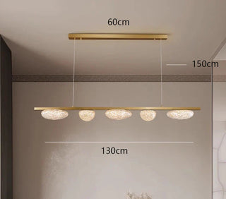 Modern Iron Pendant Light – Adjustable Light Intensity | Dining Room Lighting Fixture
