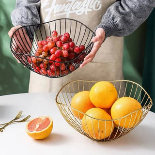 Metal bread basket