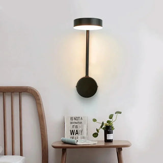 Rotating Wall Light – Directional LED Metal Sconce with Warm Ambient Lighting