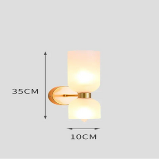 Interior Wall Light – Transparent Glass Wall Lamp | Modern LED Lighting Fixture