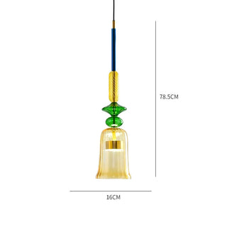 Colorful Pendant Lamp – Nordic Style Geometric Pendant Light with LED Energy Efficient Lighting