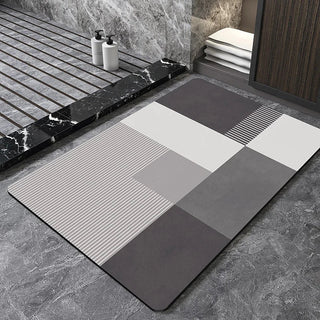 luxury eco-friendly anti-slip bath mat front view