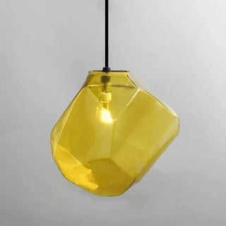 Stone Pendant Light – Colorful LED Pendant Lamp with G4 Bulbs | Energy Saving Design