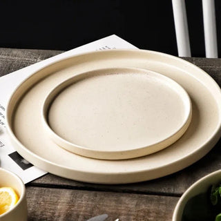matte ceramic dinnerware earthworks frosted porcelain plates handcrafted bowls set set view