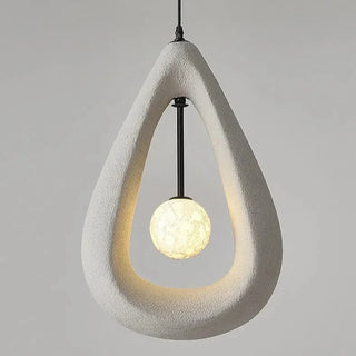 Wabi-Sabi Pendant Light – Handcrafted Organic Pendant Lamp with Soft LED Lighting