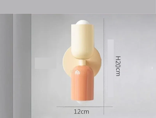 Adjustable Wall Light – Modern Metal Wall Sconce with Color Changing LED Illumination