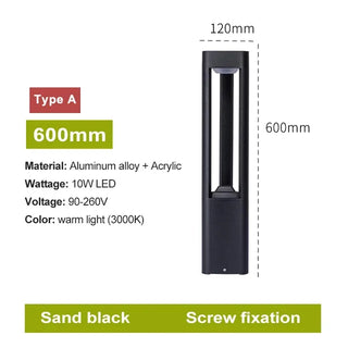 Outdoor LED Bollard – Aluminum Light Post | Energy Saving Garden Lighting