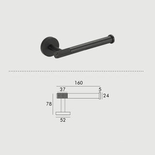 modern bathroom hardware concept black metal copper bath accessories angle view