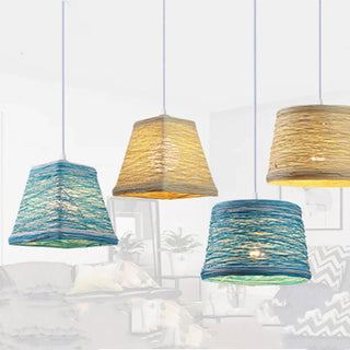 Rattan Pendant Lamp – Nordic Pendant Light for Children’s Bedroom | Energy Efficient