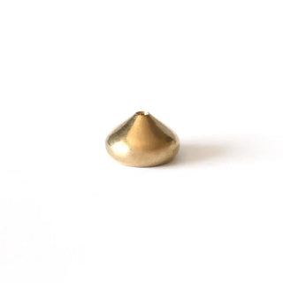 metal incense holder mini water drop brass burner elegant compact side view