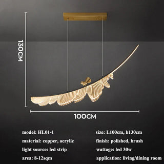 Copper LED Pendant Light – Modern Pendant Lamp with Elegant Copper Finish