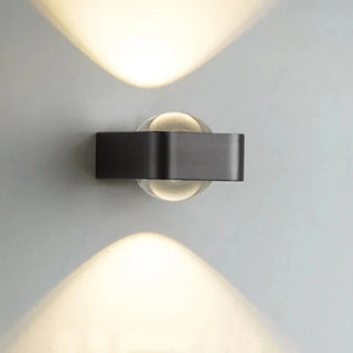 Modern Wall Light | Stainless Steel LED Wall Lamp - Black & Gold Sconce