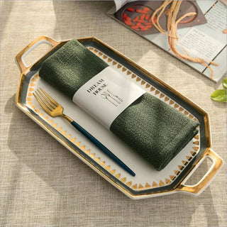 flax placemat cloth non slip heat resistant table placemat dining close-up