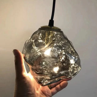 Scandinavian Pendant Lamp – Modern Hanging Lamp with Lava Glass Lighting