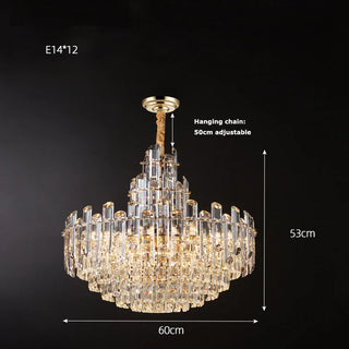 Modern Crystal Chandelier – Luxury Pendant Lighting | Dimmable LED Fixture