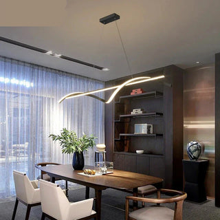 Contemporary Chandelier – Modern Pendant Light With App Controlled Dimmable Lighting