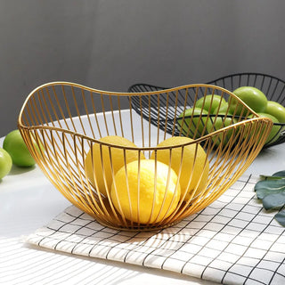 Modern iron fruit basket