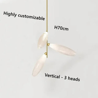 LED Pendant Light – Nordic Design Glass Pendant Lamp with Metal Frame for Dining Room