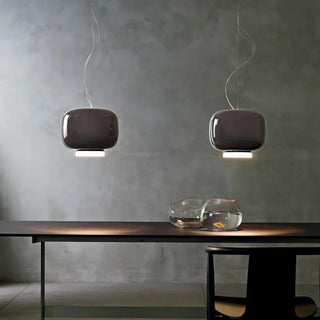 Colored Glass Pendant Light – Modern Dining Room Lighting With Warm Ambient Glow