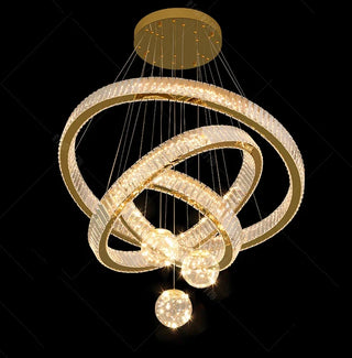 Modern Crystal Chandelier – Dimmable LED Lighting | Elegant Living & Dining Room Fixture