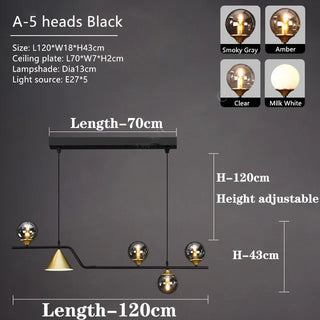 Modern LED Ceiling Light – Glass Metal Fixture With Soft Light Diffusion