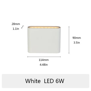 Modern Aluminum Wall Light – Sleek LED Fixture | Durable Contemporary Lighting