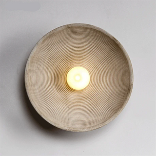 Solar Ripple Wall Light – Adjustable LED Lighting With Frosted Glass Shade