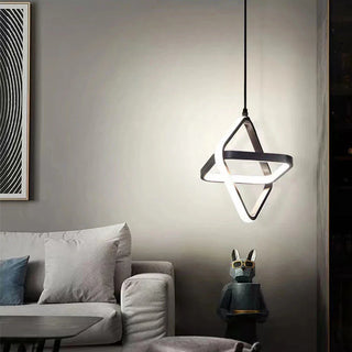 Modern Pendant Lamp – LED Pendant Light with Polished Steel Finish for Dining Room