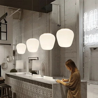 LED Pendant Light – Indoor Pendant Lighting With Opaline Glass Shade & Warm Ambient Lighting