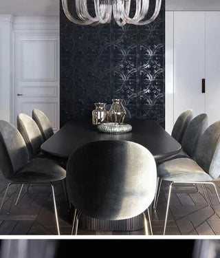 Glass Chandelier – Modern Clear Glass Pendant with Integrated LED Lighting