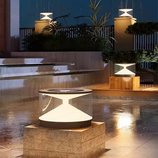 Solar Garden Lamp – Stainless Steel LED Outdoor Solar Light with Long Lasting Battery