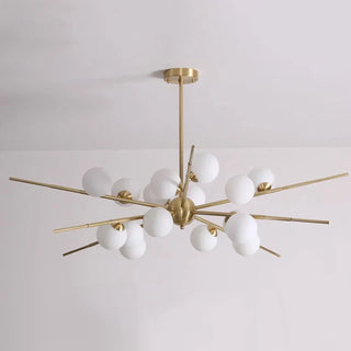 Aluminum Chandelier | Modern Living Room Lighting – Remote Control & Easy Installation