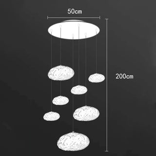 Modern Dimmable Pendant Lamp – Contemporary Ceiling Pendant With Remote Control