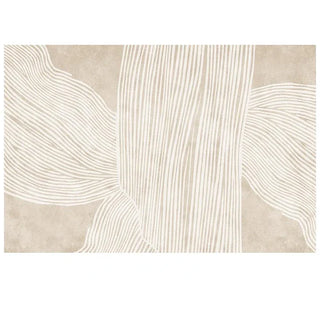 modern minimalistic rug european luxury woven rectangle non slip carpet front view