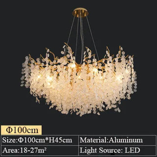 Modern Crystal Chandelier – Elegant Dining Room Lighting With Chrome Finish