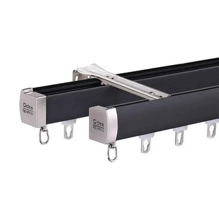 invisible curtain track premium aluminium rail silencing strip modern overview