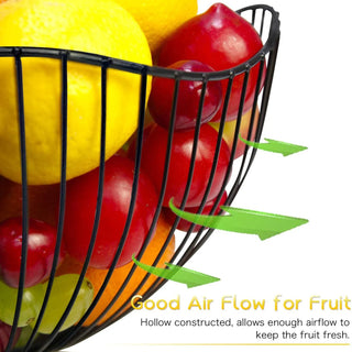 Modern iron fruit basket