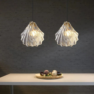 Glass Pendant Light – Modern Metal Pendant Lamp With Dimmable LED Bulbs