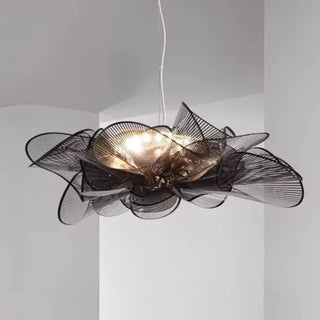 Modern Ceiling Light – Black PVC LED Fixture | Bedroom Surface Mount Lamp