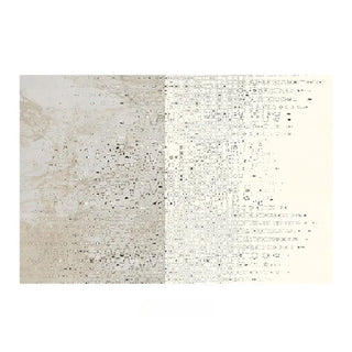 designer carpet rug modern grey contrast abstract area rug non slip polyester front view